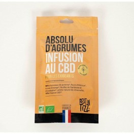 Infuso biologico con CBD Absolute Citrus di Tizz Stilla | Grossista di prodotti alimentari CBD | Greenvillage.fr