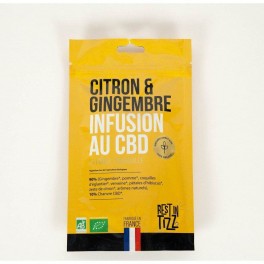 Organic CBD Ginger Lemon Infusion by Tizz Stilla | Wholesaler of CBD food products | Greenvillage.fr