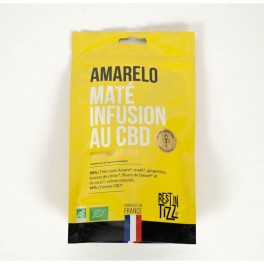 Infuso di Maté AMARELO CBD di Tizz Stilla | Grossista di prodotti alimentari CBD | Greenvillage.fr