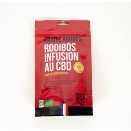 Rooibos CBD Infuso di frutti rossi di Tizz Stilla | Grossista di prodotti alimentari CBD | Greenvillage.fr