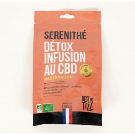 Infusion Detox Bio au CBD Sérénité by Tizz Stilla | Grossiste produits alimentaires CBD | Greenvillage.fr