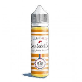 Tartelette caramel beurre de cacahuète 50ML - Le Coq qui vape | Electronic cigarette wholesaler - Greenvillage.fr