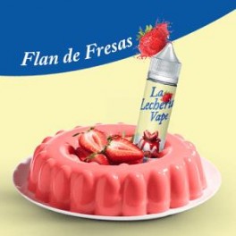 Flan de Fresas 50ML de La Lecheria Vape