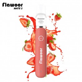 Kit Fraise Explosion - Flawoor Mate 2 | Grossiste puff e cigarette jetable | Greenvillage.fr